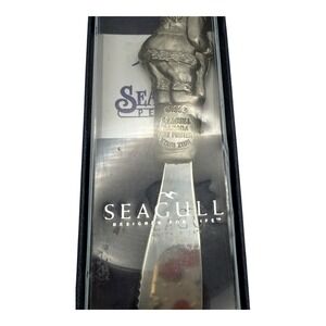 Seagull Canada 1992 Pewter Santa‎ Spread Knife Holiday Spreader w/Box
